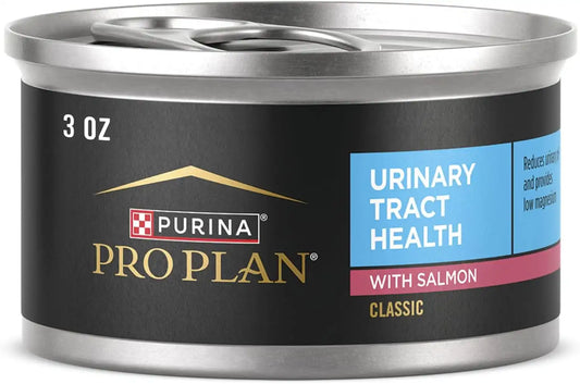 Purina Pro Plan Urinary Tract Wet Cat Food Pate, With Salmon (24) 3 oz