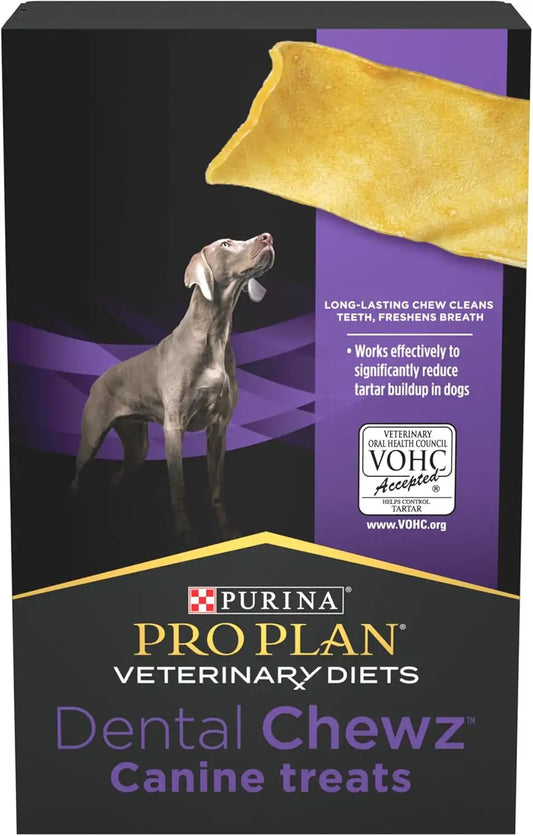 Purina Pro Plan Veterinary Diets Dental Chewz Dog Treats, 5 oz Box