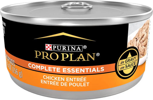 Purina Pro Plan Wet Cat Food in Gravy, Chicken Entree, (24) 5.5 oz