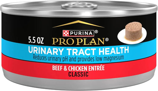 Purina Pro Plan Urinary Wet Cat Food, Beef & Chicken, (24) 5.5 oz