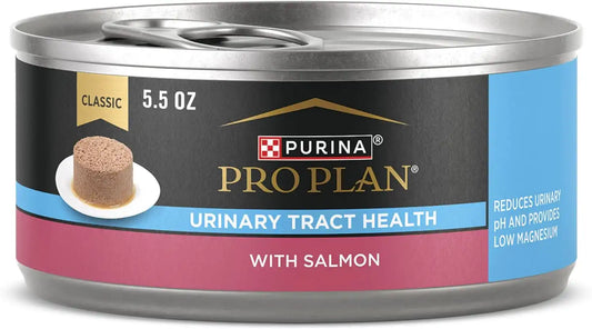 Purina Pro Plan Urinary Tract Wet Cat Food Pate, With Salmon (24) 5.5 oz