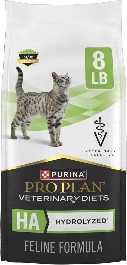 Purina Pro Plan Veterinary Diets HA Hydrolyzed Dry Cat Food, 8 lb Bag