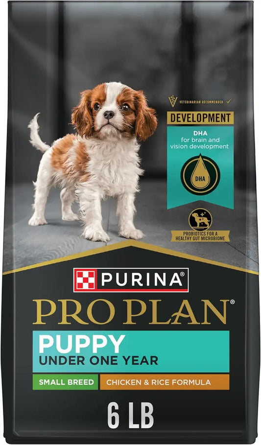 Purina Pro Plan Small Breed Puppy Food, Chicken & Rice, 6 lb Bag
