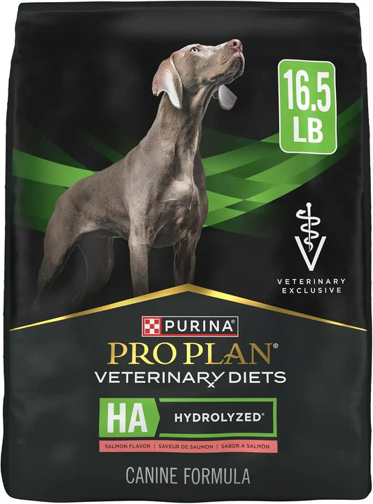 Purina Pro Plan Vet Diets HA Hydrolyzed Dry Dog Food, Salmon, 16.5 lb Bag