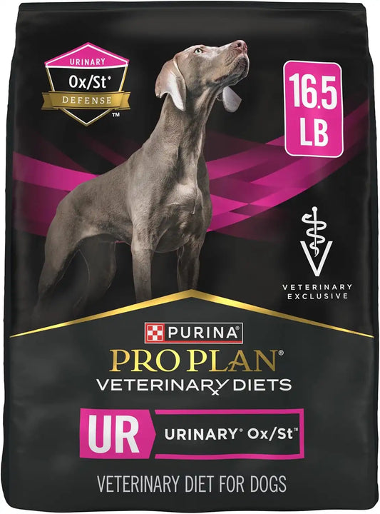Purina Pro Plan Veterinary UR Urinary Ox/St Dry Dog Food, 16.5 lb Bag