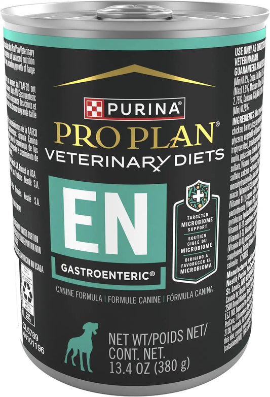 Purina Pro Plan Vet Diets EN Gastroenteric Wet Dog Food, (12) 13.4oz