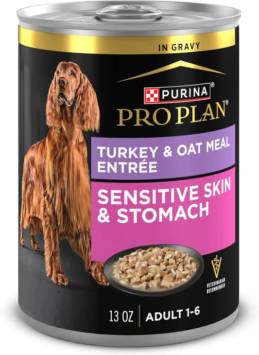 Purina Pro Plan Sensitive Skin and Stomach Wet Dog Food, 13 oz