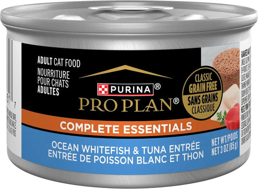 Purina Pro Plan Complete Essentials Wet Cat Food Pate, (24) 3 oz